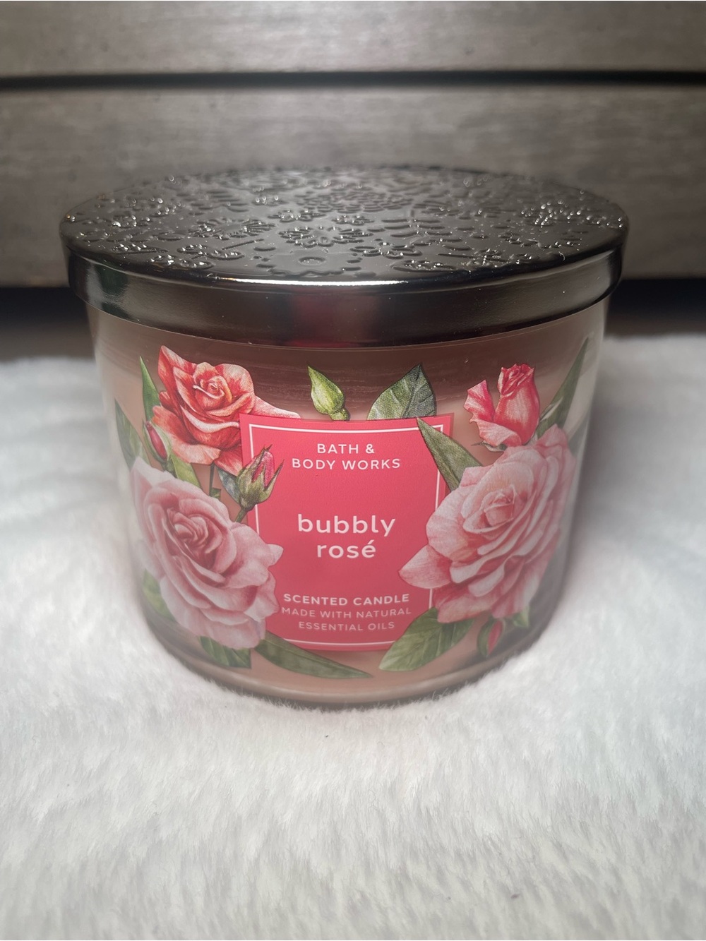 BBW Candle- Bubbly Rose